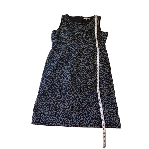 💖Kasper Women's Sleeveless Leopard Print Dress Size 16 Polyester & Elastane - Picture 7 of 8